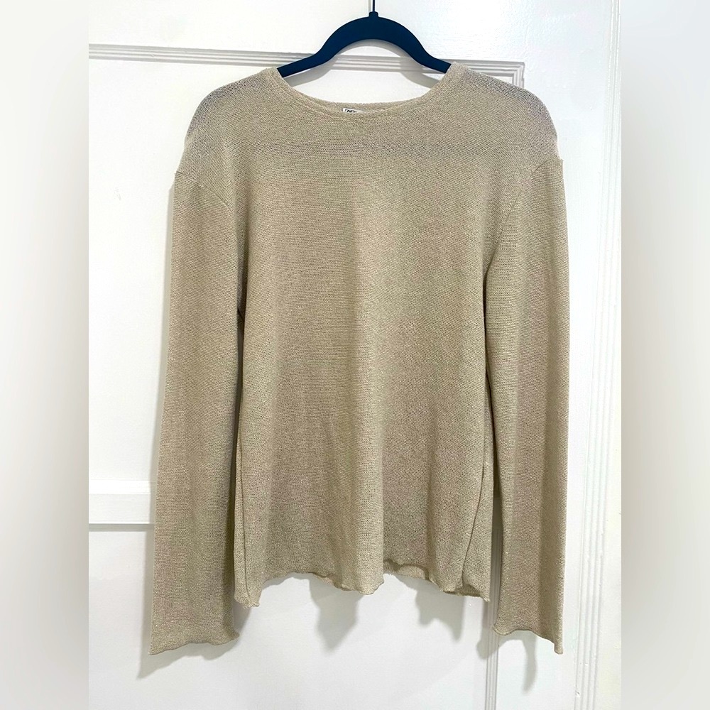 Zara Sweater with Metallic Thread